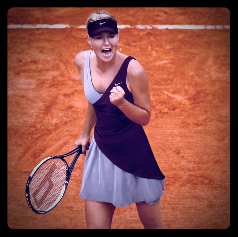 Nike Dri Fit Maria Sharapova Two Tone Tennis Dress